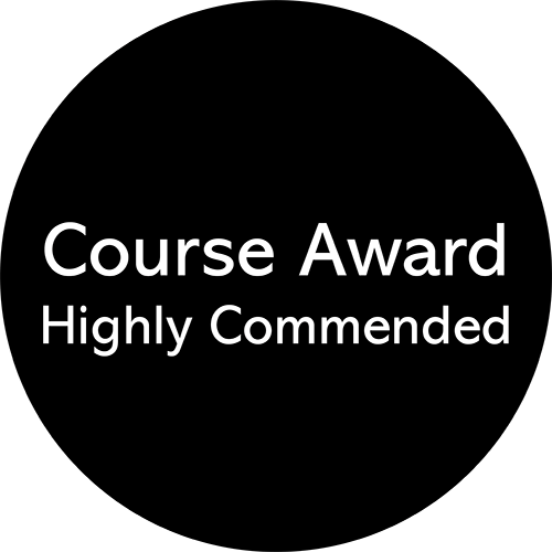 Course Award Highly Commended